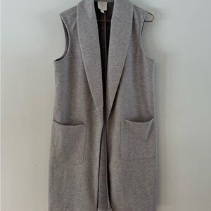 Joie Gray Sleeveless Vest - Medium
